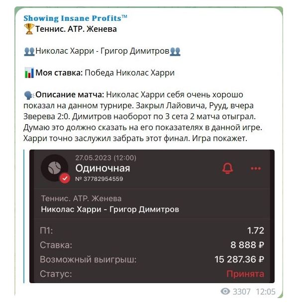 SHOWING INSANE PROFITS телеграмм