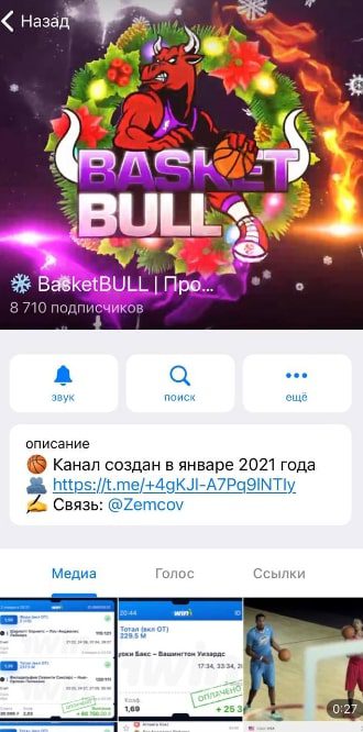 Телеграмм BasketBULL